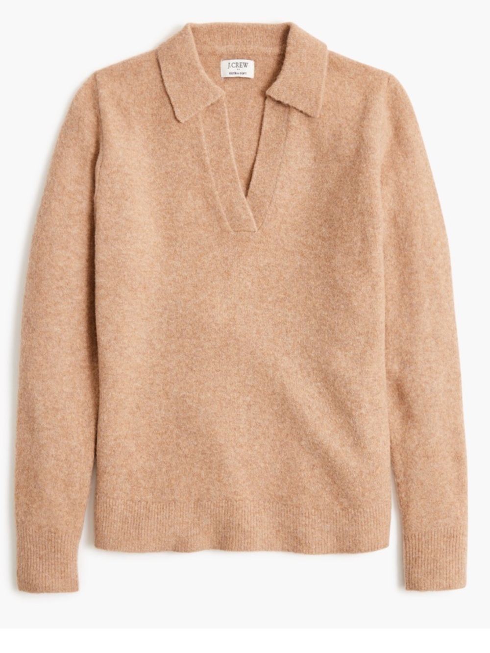 J.Crew Sweater-polo in extra-soft yarn size L - Picture 2 of 3